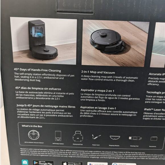 eufy X8 Pro Robot Vacuum Self-Empty Station-Black-O/S-OBE-M113 - Picture 15 of 15